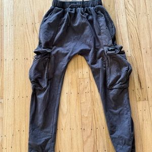 Grey Soft Yporque Cargo Sweatpants